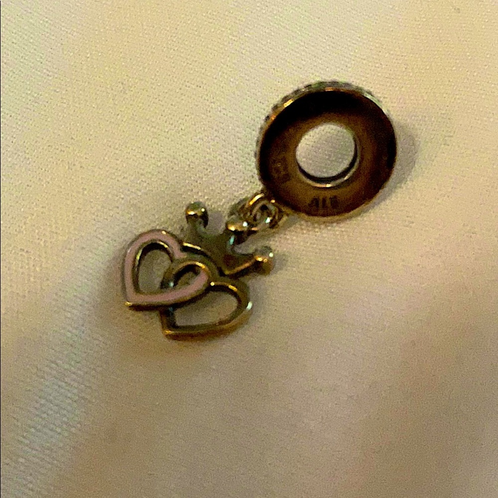 Double Heart Pandora Charm